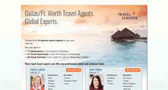 Desktop Screenshot of dfw.travelleaders.com